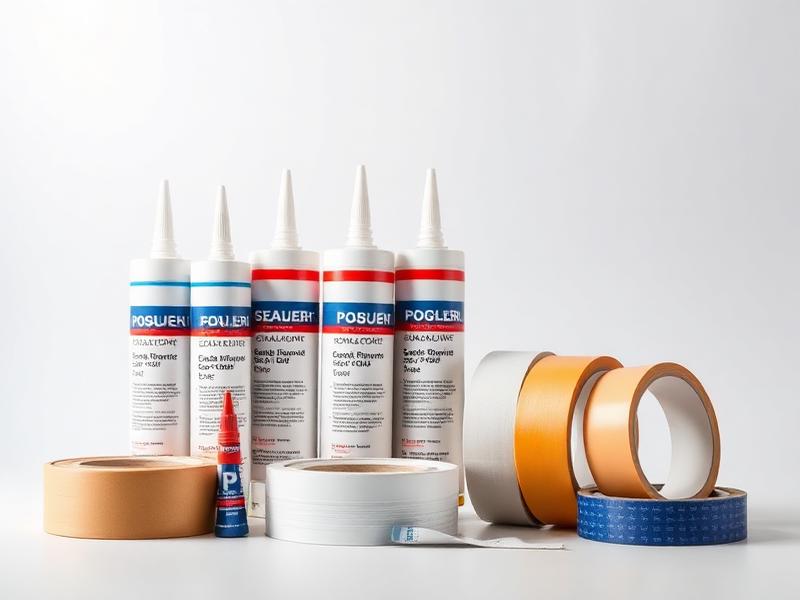 Industrial adhesive tapes and sealants